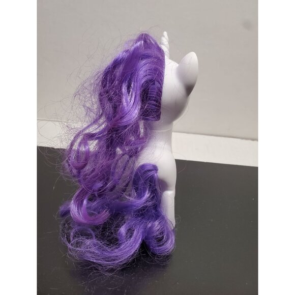 My Little Pony Rarity Unicorn Toy With Purple Hair & White Body - Picture 6 of 7